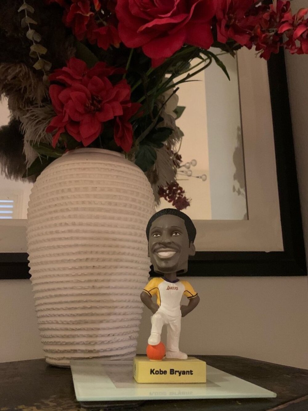 Kobe Bryant: Collectible Basketball Player Bobblehead - Yellow and White